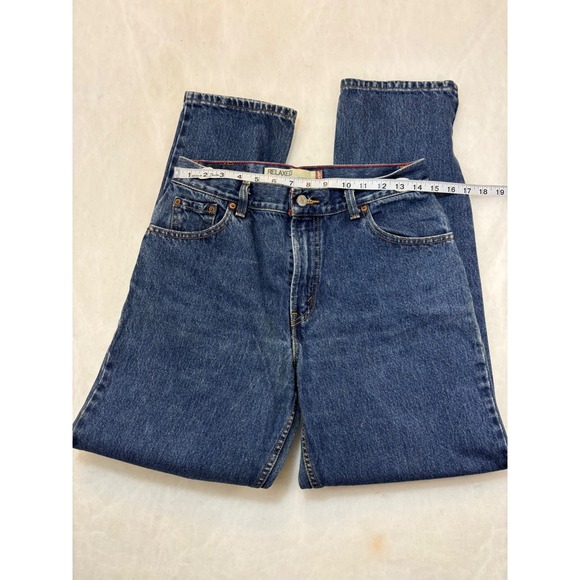 Levis 550 Relaxed‎ Tapered Jeans Blue Denim Womenswear Retro Style - Picture 6 of 8